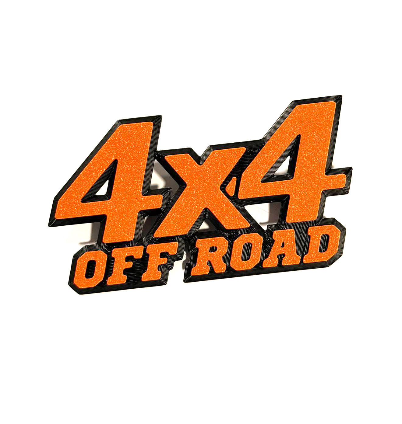 Fregi logo 4X4 Off Road per modanature Panda prima serie kit da 2pz vari colori