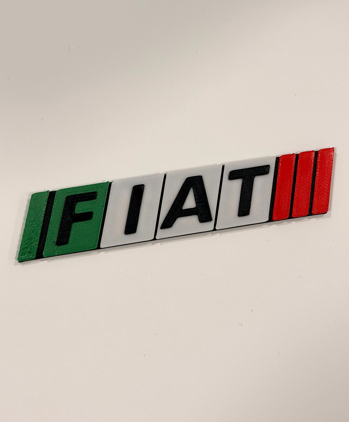 Fregio personalizzato compatibile FIAT PANDA tricolore Italia