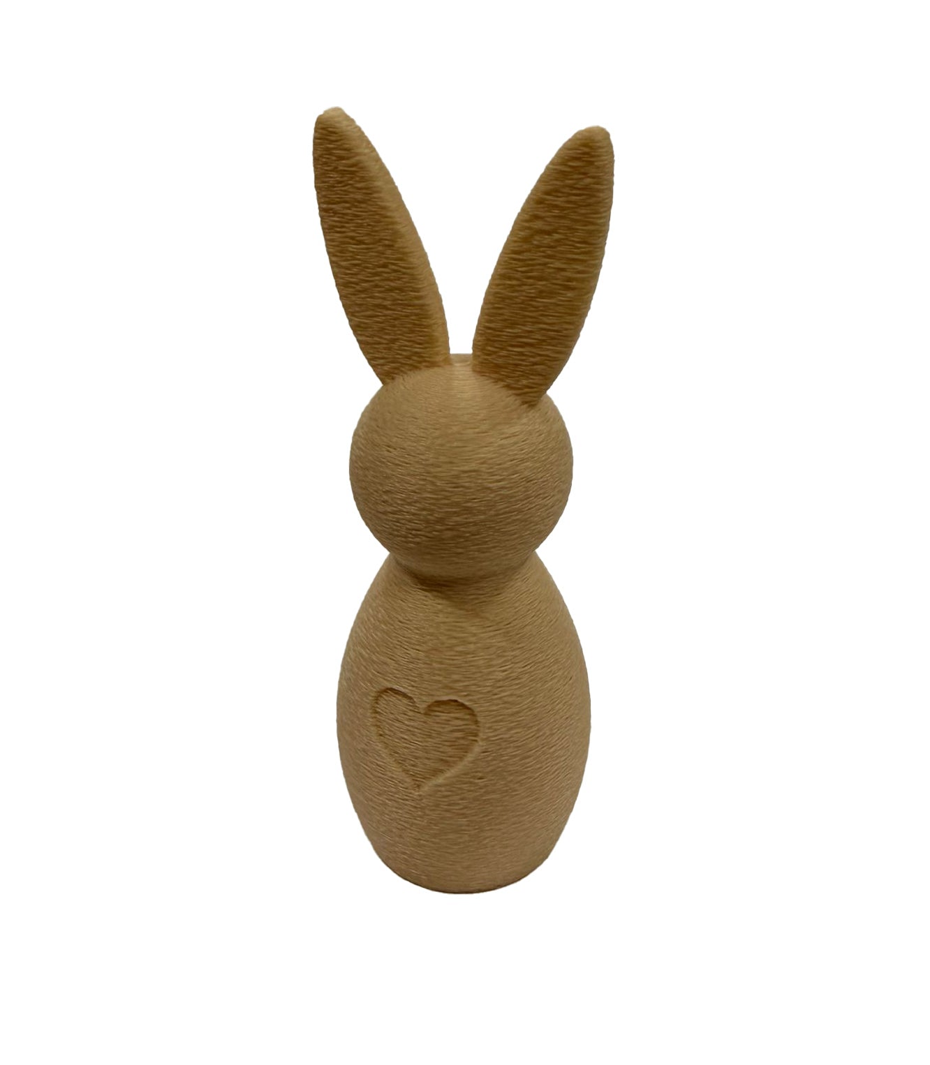 Coniglietti Decorativi Pasquali Minimal con Cuore stampati in 3D – Set Decorazione Primavera