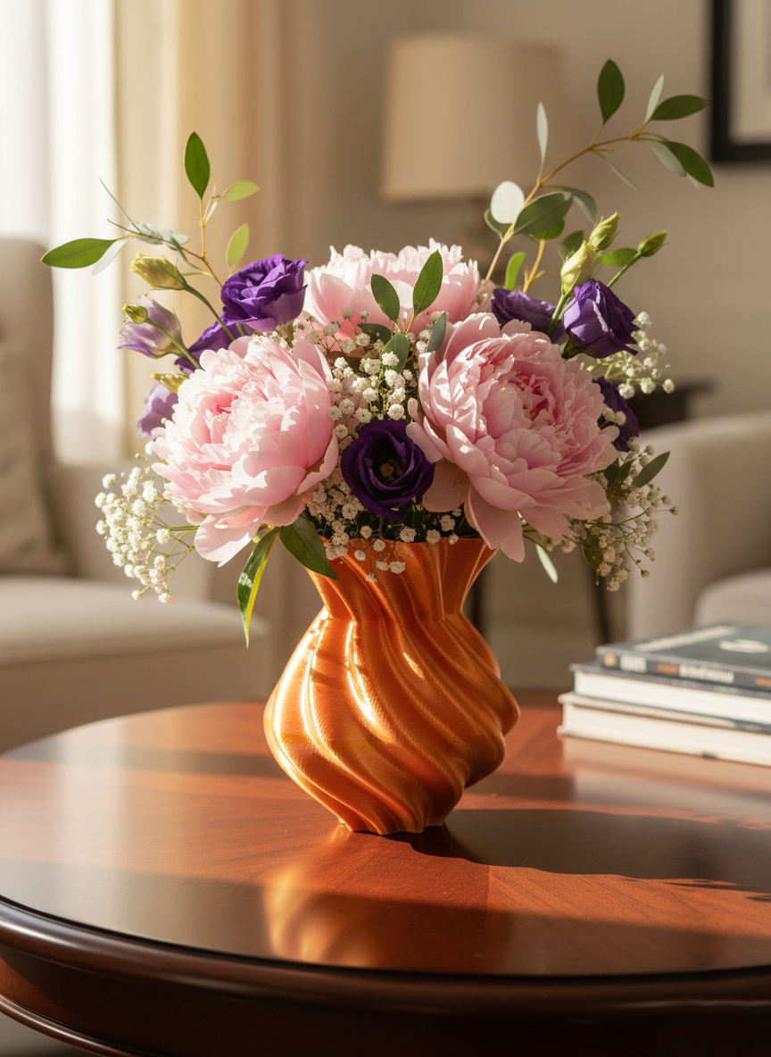 Vaso Eleganza Cangiante: Vaso Decorativo