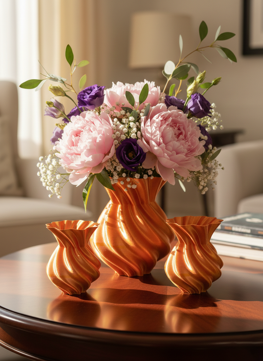 Vaso Eleganza Cangiante: Vaso Decorativo
